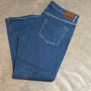 Volcom denim zipper fly denim modern straight fit